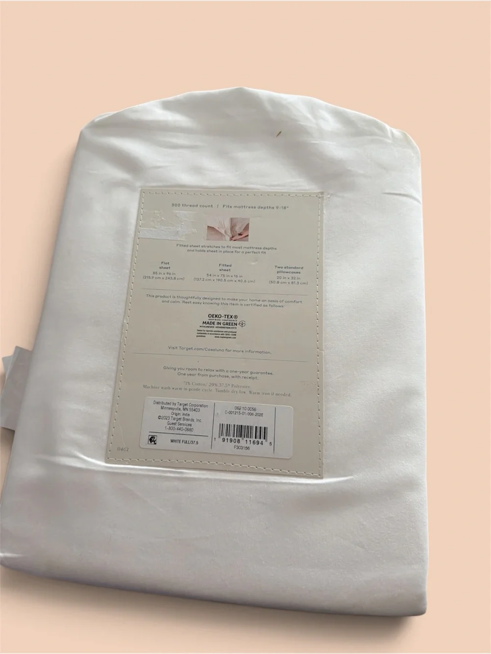 Casaluna Temperature Balancing Full Sheet Set